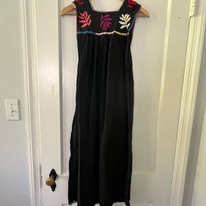 Black Sleeveless Maxi Sundress